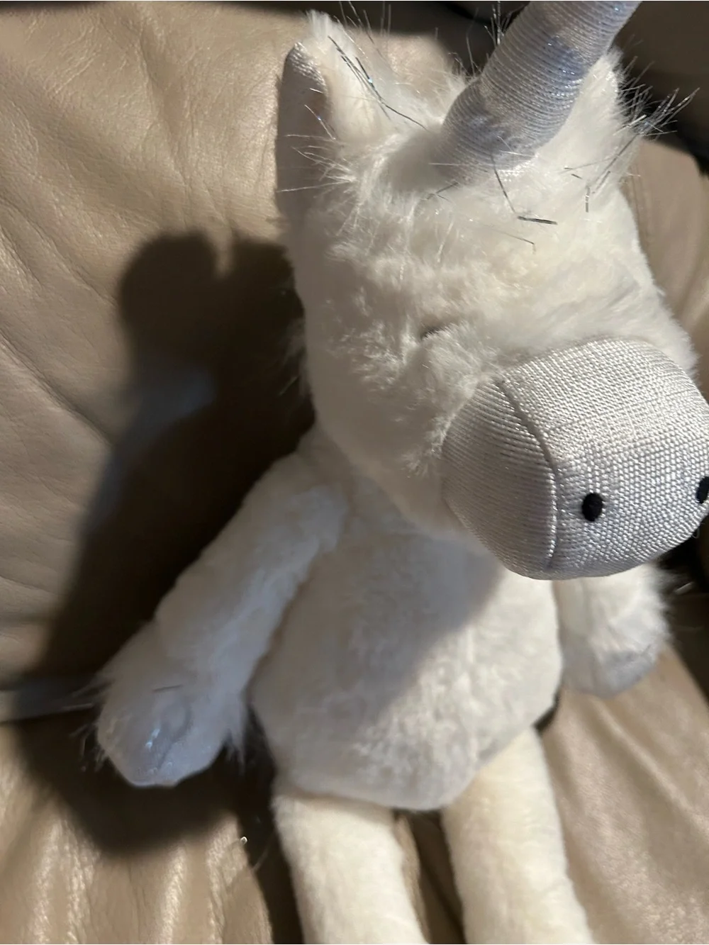 Pottery Barn Kids white unicorn